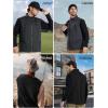 imageFREE SOLDIER Mens Warm Golf Vest Outerwear Windproof Reversible Puffer Vest Sleeveless Jacket for Casual Hiking TravelBlackdark Grey