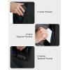 imageFREE SOLDIER Mens Warm Golf Vest Outerwear Windproof Reversible Puffer Vest Sleeveless Jacket for Casual Hiking TravelDark Greyblack