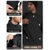 imageFREE SOLDIER Mens Warm Golf Vest Outerwear Windproof Reversible Puffer Vest Sleeveless Jacket for Casual Hiking TravelDark Greyblack