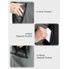 imageFREE SOLDIER Mens Warm Golf Vest Outerwear Windproof Reversible Puffer Vest Sleeveless Jacket for Casual Hiking TravelLight Grayblack