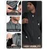 imageFREE SOLDIER Mens Warm Golf Vest Outerwear Windproof Reversible Puffer Vest Sleeveless Jacket for Casual Hiking TravelLight Grayblack