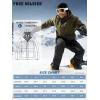 imageFREE SOLDIER Mens Waterproof Ski Jacket Fleece Lined Warm Winter Snow Coat with Hood Fully Taped SeamsArmy Green