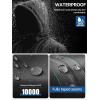 imageFREE SOLDIER Mens Waterproof Ski Jacket Fleece Lined Warm Winter Snow Coat with Hood Fully Taped SeamsCharcoal Gray