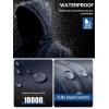 imageFREE SOLDIER Mens Waterproof Ski Jacket Fleece Lined Warm Winter Snow Coat with Hood Fully Taped SeamsMidnight Navy