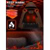 imageFREE SOLDIER Mens Waterproof Ski Jacket Fleece Lined Warm Winter Snow Coat with Hood Fully Taped SeamsNut Brown