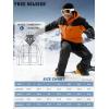 imageFREE SOLDIER Mens Waterproof Ski Jacket Fleece Lined Warm Winter Snow Coat with Hood Fully Taped SeamsOrange
