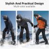 imageFREE SOLDIER Mens Waterproof Ski Jacket Fleece Lined Warm Winter Snow Coat with Hood Fully Taped SeamsOrange