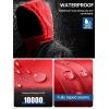 imageFREE SOLDIER Mens Waterproof Ski Jacket Fleece Lined Warm Winter Snow Coat with Hood Fully Taped SeamsUrban Red