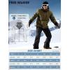 imageFREE SOLDIER Mens Waterproof Ski Snow Jacket Fleece Lined Warm Winter Rain Jacket with Hood Fully Taped SeamsArmy Green