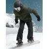 imageFREE SOLDIER Mens Waterproof Ski Snow Jacket Fleece Lined Warm Winter Rain Jacket with Hood Fully Taped SeamsArmy Green
