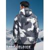imageFREE SOLDIER Mens Waterproof Ski Snow Jacket Fleece Lined Warm Winter Rain Jacket with Hood Fully Taped SeamsCamouflage