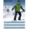 imageFREE SOLDIER Mens Waterproof Ski Snow Jacket Fleece Lined Warm Winter Rain Jacket with Hood Fully Taped SeamsGrass Green