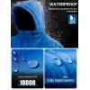 imageFREE SOLDIER Mens Waterproof Ski Snow Jacket Fleece Lined Warm Winter Rain Jacket with Hood Fully Taped SeamsSky Blue