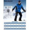 imageFREE SOLDIER Mens Waterproof Ski Snow Jacket Fleece Lined Warm Winter Rain Jacket with Hood Fully Taped SeamsSky Blue