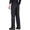 imageFREE SOLDIER Mens Waterproof Snow Insulated Pants Winter Skiing Snowboarding Pants with Zipper PocketsBlack