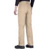 imageFREE SOLDIER Mens Waterproof Snow Insulated Pants Winter Skiing Snowboarding Pants with Zipper PocketsKhaki