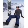 imageFREE SOLDIER Mens Waterproof Snow Insulated Pants Winter Skiing Snowboarding Pants with Zipper PocketsNavy Blue