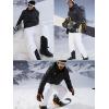 imageFREE SOLDIER Mens Waterproof Snow Insulated Pants Winter Skiing Snowboarding Pants with Zipper PocketsWhite