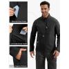 imageFREE SOLDIER Mens Waterproof Softshell Jacket Lightweight Fleece Lined Jacket Outdoor Hiking WindbreakerBlack
