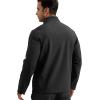 imageFREE SOLDIER Mens Waterproof Softshell Jacket Lightweight Fleece Lined Jacket Outdoor Hiking WindbreakerBlack