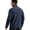 imageFREE SOLDIER Mens Waterproof Softshell Jacket Lightweight Fleece Lined Jacket Outdoor Hiking WindbreakerDark Navy