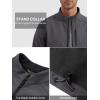 imageFREE SOLDIER Mens Waterproof Softshell Jacket Lightweight Fleece Lined Jacket Outdoor Hiking WindbreakerGrey
