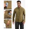 imageFREE SOLDIER Mens Waterproof Softshell Jacket Lightweight Fleece Lined Jacket Outdoor Hiking WindbreakerOlive Green