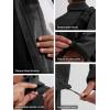 imageFREE SOLDIER Mens Waterproof Softshell Jacket Thick Fleece Lined Outdoor Jacket Tactical Military Hoodie WindbreakerBlack