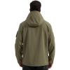 imageFREE SOLDIER Mens Waterproof Softshell Jacket Thick Fleece Lined Outdoor Jacket Tactical Military Hoodie WindbreakerBlack Green