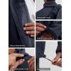 imageFREE SOLDIER Mens Waterproof Softshell Jacket Thick Fleece Lined Outdoor Jacket Tactical Military Hoodie WindbreakerDark Navy