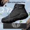 imageFREE SOLDIER Mens Waterproof Tactical Work Boots Lightweight Comfortable Combat Hiking BootsBLACK 10