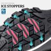 imageFREE SOLDIER Snow Boots for Men Waterproof Slip Resistant Velvet Lined Outdoor Warm Insulated Winter Ankle Boots for Cold WheatherBlack
