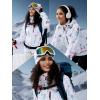 imageFREE SOLDIER Womens Waterproof Ski Snow Jacket Fleece Lined Warm Winter Rain Jacket with Hood Fully Taped SeamsFloral Print