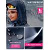 imageFREE SOLDIER Womens Waterproof Ski Snow Jacket Fleece Lined Warm Winter Rain Jacket with Hood Fully Taped SeamsMidnight Navy