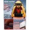 imageFREE SOLDIER Womens Waterproof Ski Snow Jacket Fleece Lined Warm Winter Rain Jacket with Hood Fully Taped SeamsYellow