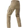imageFREE SOLDIER Mens Cargo PantsTactical Pants for Men StretchDurable Ripstop EDC Work Pants for HikingBrown
