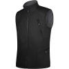 imageFREE SOLDIER Mens Lightweight Golf Vest Outerwear Windproof Reversible Sleeveless Softshell Jacket Running VestBlackdark Grey