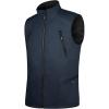 imageFREE SOLDIER Mens Lightweight Golf Vest Outerwear Windproof Reversible Sleeveless Softshell Jacket Running VestNavyblack