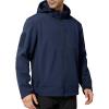 imageFREE SOLDIER Mens Lightweight Softshell Jacket Winter Fleece Lined Hooded Rain Waterproof Hiking Outdoor JacketsNavy