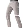 imageFREE SOLDIER Mens Outdoor Convertible Hiking Pants with Belt Lightweight Quick Dry Tactical Cargo Pants Nylon SpandexSlate Gray