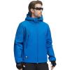 imageFREE SOLDIER Mens Outdoor Waterproof Soft Shell Hooded Military Tactical JacketBright Blue