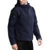 imageFREE SOLDIER Mens Outdoor Waterproof Soft Shell Hooded Military Tactical JacketDark Navy