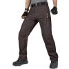 imageFREE SOLDIER Mens Tactical Pants Water Resistant Ripstop Cargo Work Lightweight EDC Hiking Pants with Multi PocketsCoffee Brown