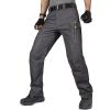 imageFREE SOLDIER Mens Tactical Pants Water Resistant Ripstop Cargo Work Lightweight EDC Hiking Pants with Multi PocketsGray