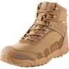 imageFREE SOLDIER Mens Waterproof Hiking Lightweight Work Military Tactical Boots Durable Combat BootsBrown 11 Wide US