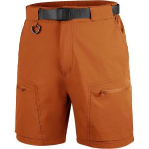 imageFREE SOLDIER Mens Cargo Hiking Shorts with Belt Lightweight Quick Dry Tactical Shorts with Pockets for Casual Work GolfOrange
