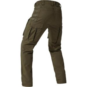 imageFREE SOLDIER Mens Cargo PantsTactical Pants for Men StretchDurable Ripstop EDC Work Pants for HikingDark Green