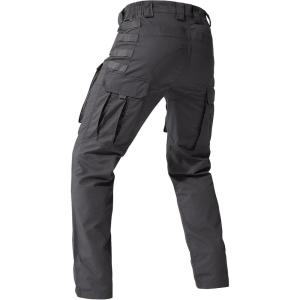 imageFREE SOLDIER Mens Cargo PantsTactical Pants for Men StretchDurable Ripstop EDC Work Pants for HikingGray