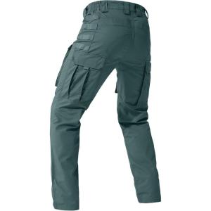 imageFREE SOLDIER Mens Cargo PantsTactical Pants for Men StretchDurable Ripstop EDC Work Pants for HikingGreen
