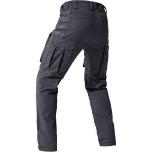 imageFREE SOLDIER Mens Cargo PantsTactical Pants for Men StretchDurable Ripstop EDC Work Pants for HikingLight Gray